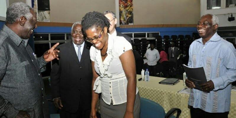 A Meeting of Minds: H.E. President Akufo-Addo and H.E. John Kufuor (Patron) at the 10th Anniversary Gala.